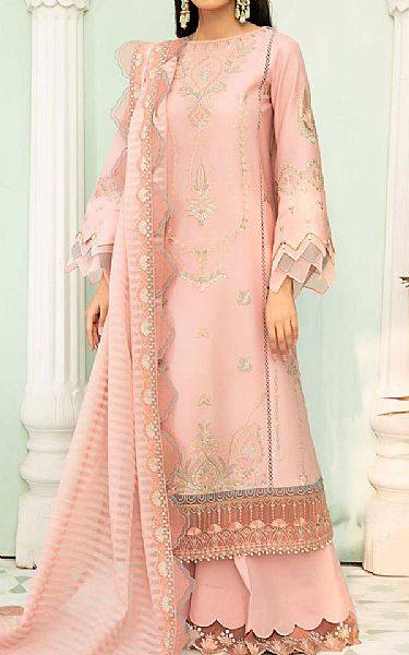 Anamta Tea Pink Lawn Suit | Pakistani Lawn Suits- Image 1