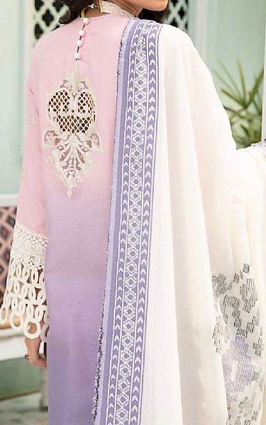 Anamta Lavender/Baby Pink Lawn Suit | Pakistani Lawn Suits- Image 2