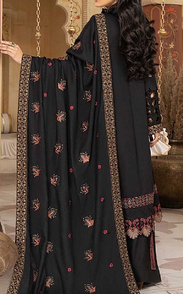 Anamta Black Karandi Suit | Pakistani Winter Dresses- Image 2