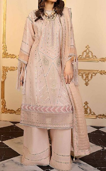 Anamta Pastel Pink Lawn Suit | Pakistani Lawn Suits- Image 1