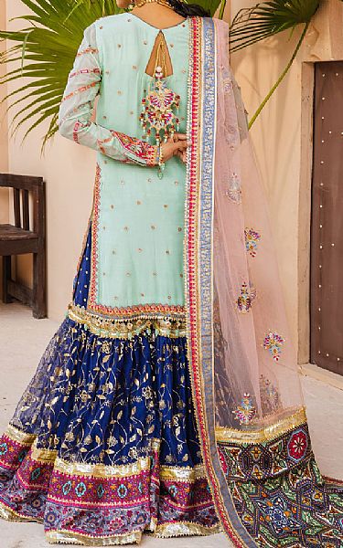 Anaya Mint Green Chiffon Suit | Pakistani Wedding Dresses- Image 2