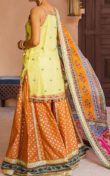 Anaya Yellow Chiffon Suit | Pakistani Embroidered Chiffon Dresses- Image 2