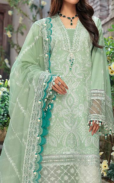 Anaya Pistachio Green Lawn Suit | Pakistani Dresses in USA- Image 2