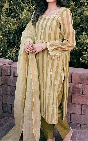 Arz Olive | Pakistani Pret Wear Clothing by Arz- Image 1