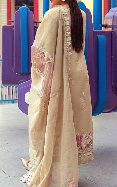 Asifa N Nabeel Tan Lawn Suit | Pakistani Dresses in USA- Image 2