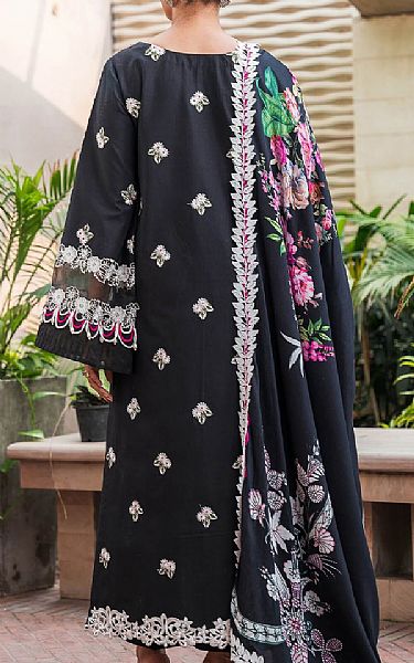 Asifa N Nabeel Black Viscose Suit | Pakistani Winter Dresses in USA- Image 2