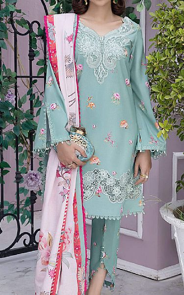 Asifa N Nabeel Cascade Khaddar Suit | Pakistani Winter Dresses- Image 1