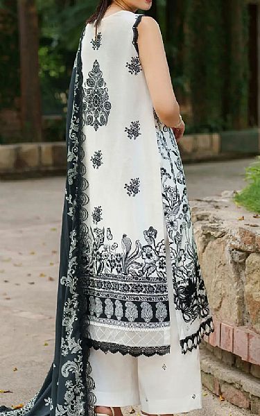 Asifa N Nabeel White Viscose Suit | Pakistani Winter Dresses in USA- Image 2