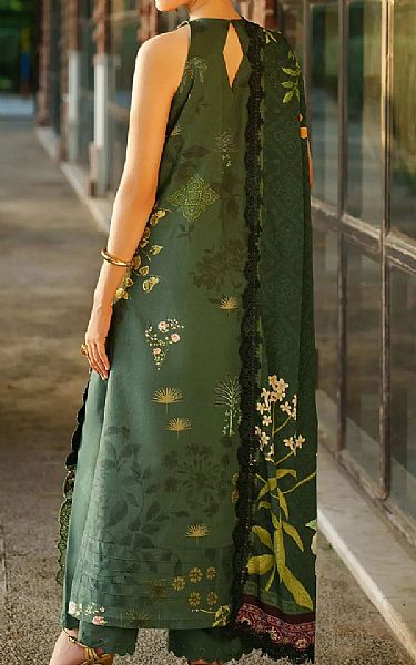 Asifa N Nabeel Green Viscose Suit | Pakistani Winter Dresses in USA- Image 2