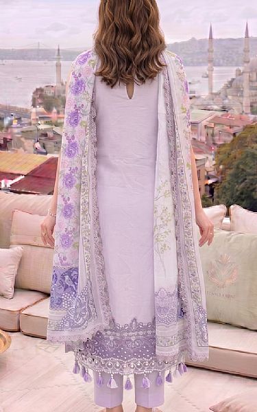 Asifa N Nabeel Lavender Lawn Suit | Pakistani Lawn Dress in USA- Image 2