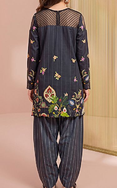 Asifa N Nabeel Black Lawn Suit | Pakistani Lawn Dress in USA- Image 2