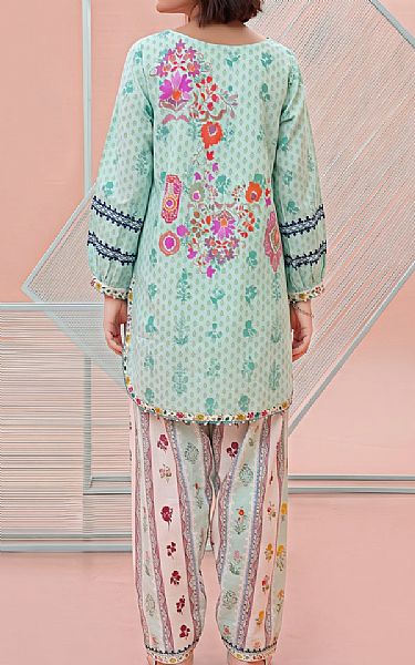 Asifa N Nabeel Sea Mist Lawn Suit | Pakistani Lawn Dress in USA- Image 2
