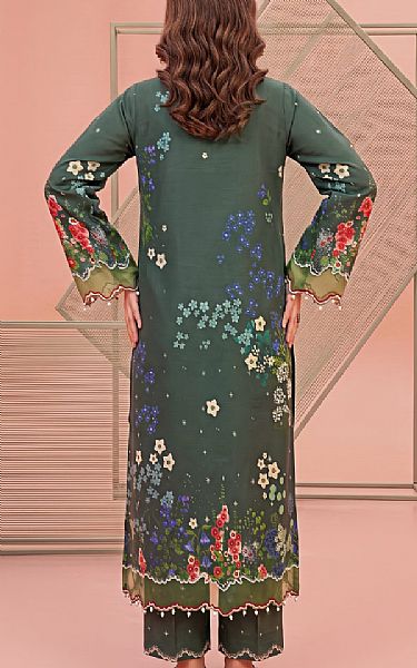 Asifa N Nabeel Mineral Green Lawn Suit | Pakistani Lawn Dress in USA- Image 2