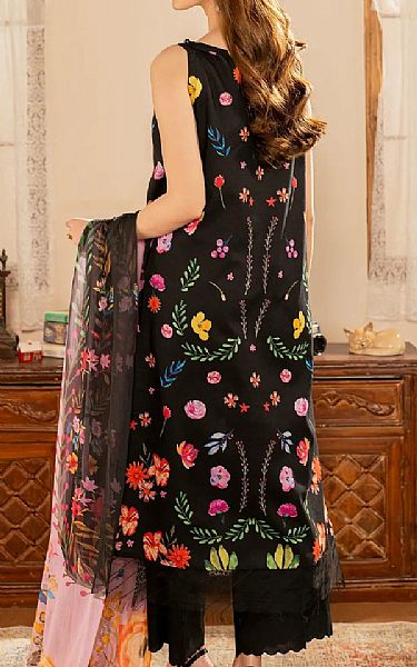 Asifa N Nabeel Black Lawn Suit | Pakistani Lawn Dress in USA- Image 2
