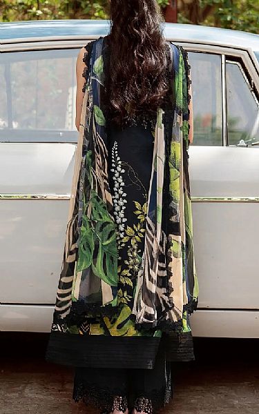 Asifa N Nabeel Black Lawn Suit | Pakistani Lawn Dress in USA- Image 2