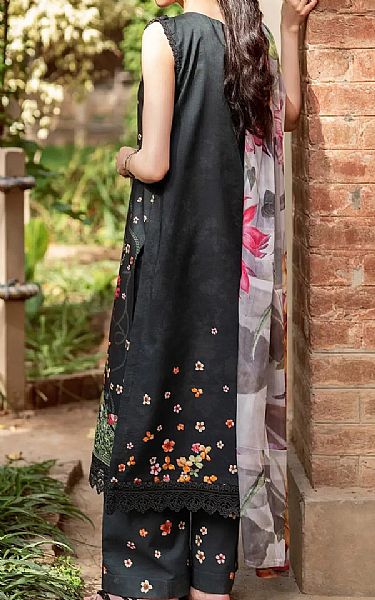 Asifa N Nabeel Black Lawn Suit | Pakistani Lawn Dress in USA- Image 2