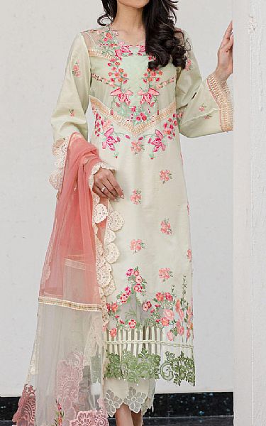 Asifa N Nabeel Moon Mist Lawn Suit | Pakistani Lawn Dress in USA- Image 1