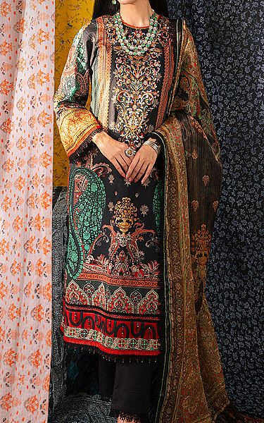 Asim Jofa Multicolor Lawn Suit | Pakistani Lawn Suits- Image 1