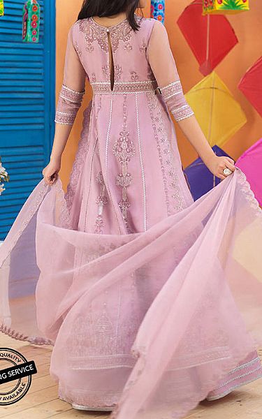Tea Rose Organza Suit | Asim Jofa Pakistani Chiffon Dresses