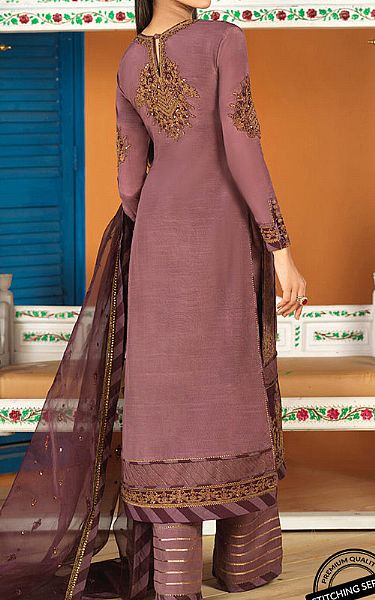 Tea Rose Silk Suit | Asim Jofa Pakistani Chiffon Dresses