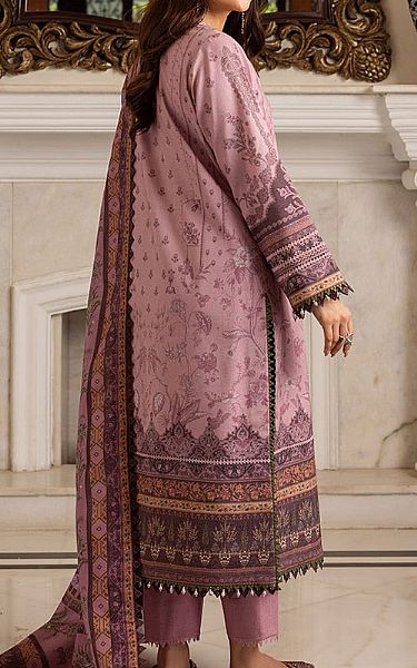 Asim Jofa Lavender Karandi Suit | Pakistani Winter Dresses- Image 2