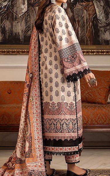 Asim Jofa Brown Karandi Suit | Pakistani Winter Dresses- Image 2
