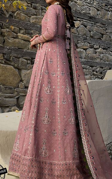 Asim Jofa Tea Rose Jacquard Suit | Pakistani Lawn Suits- Image 2