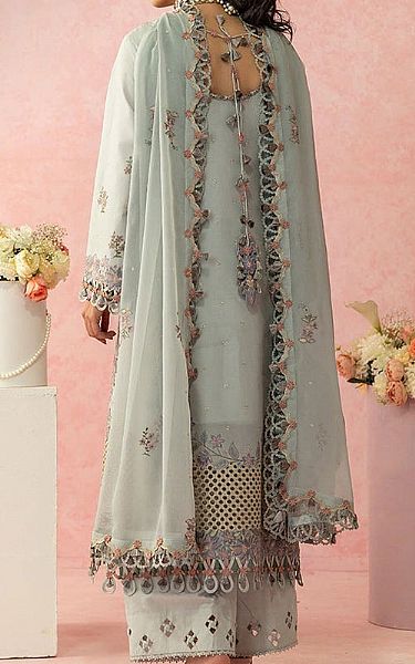 Asim Jofa Grey Lawn Suit | Pakistani Lawn Dress in USA- Image 2