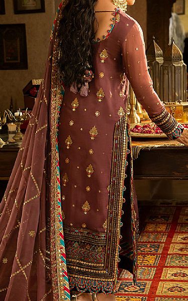 Asim Jofa Bole Chiffon Suit | Pakistani Embroidered Chiffon Dresses- Image 2