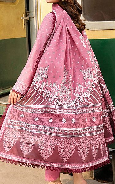 Asim Jofa Pink Lawn Suit | Pakistani Lawn Dress in USA- Image 2