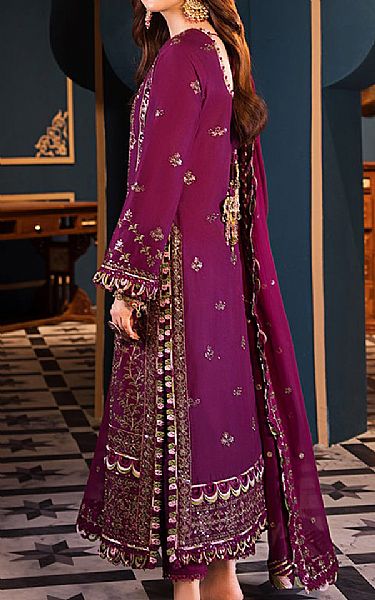 Asim Jofa Grape Purple Lawn Suit | Pakistani Lawn Suits- Image 2