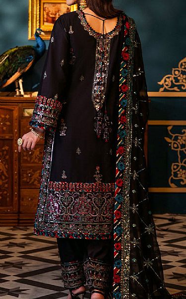 Asim Jofa Black Lawn Suit | Pakistani Lawn Suits- Image 2