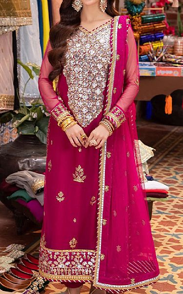 Hot pink suit dress hotsell