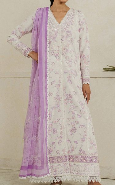 Ayzel Off White Lawn Suit | Pakistani Lawn Dress in USA- Image 1