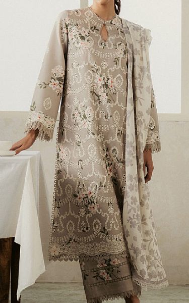 Ayzel Grey Lawn Suit | Pakistani Lawn Dress in USA- Image 1