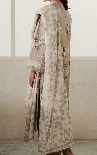Ayzel Grey Lawn Suit | Pakistani Lawn Dress in USA- Image 2