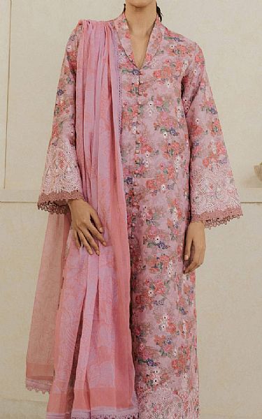 Ayzel Pink Lawn Suit | Pakistani Lawn Dress in USA- Image 1