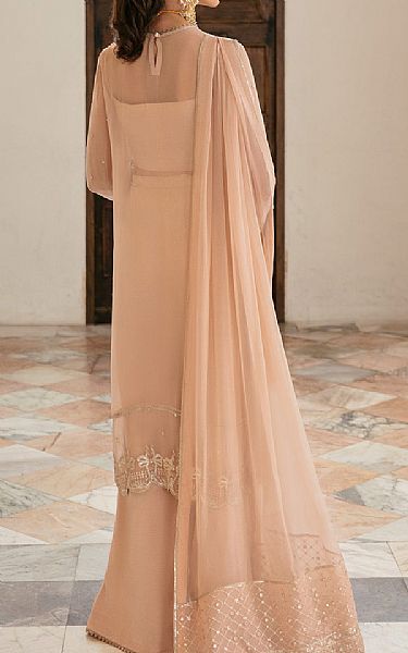 Ayzel Rose Pink Chiffon Suit | Pakistani Embroidered Chiffon Dresses- Image 2