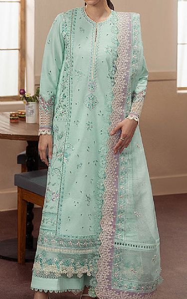 Ayzel Aqua Lawn Suit | Pakistani Lawn Dress in USA- Image 1
