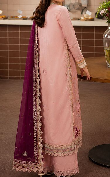 Ayzel Pastel Pink Cotton Suit | Pakistani Lawn Dress in USA- Image 2