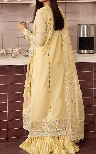 Ayzel Yellow Cotton Suit | Pakistani Lawn Dress in USA- Image 2