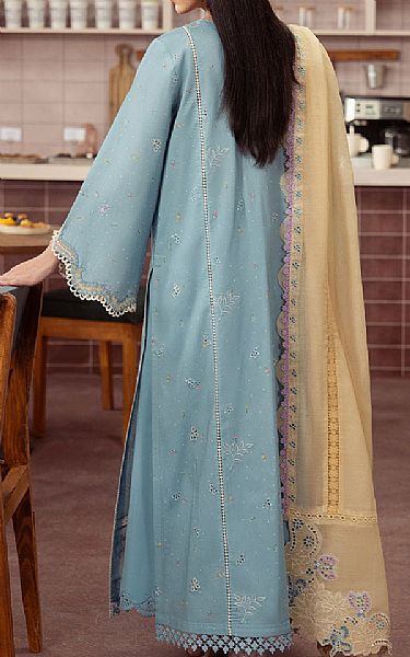 Ayzel Powder Blue Lawn Suit | Pakistani Lawn Dress in USA- Image 2