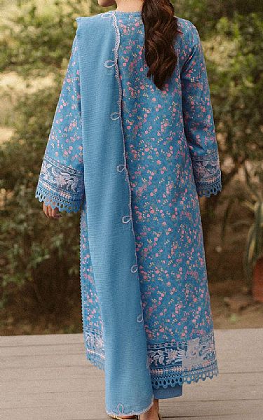 Ayzel Moonstone Blue Lawn Suit | Pakistani Lawn Dress in USA- Image 2