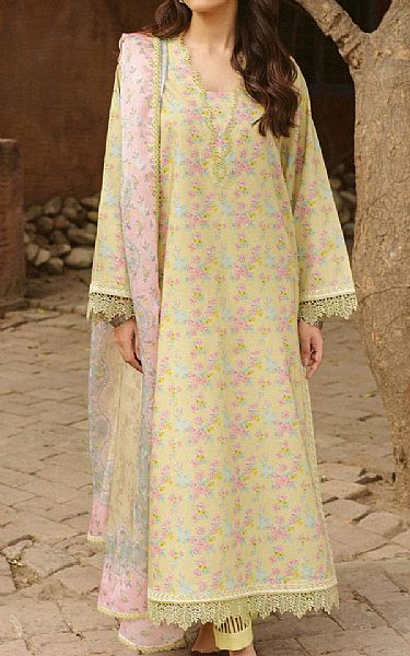 Ayzel Cream Lawn Suit | Pakistani Lawn Dress in USA- Image 1