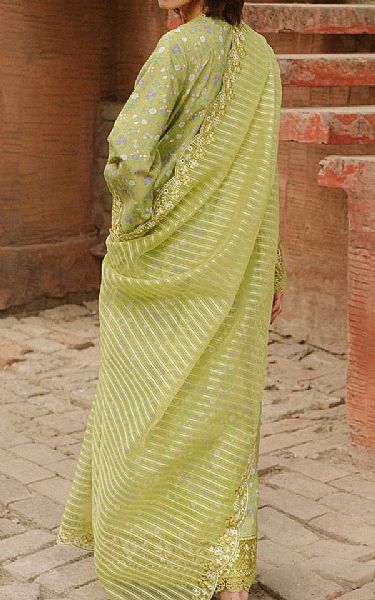 Ayzel Green Lawn Suit | Pakistani Lawn Dress in USA- Image 2