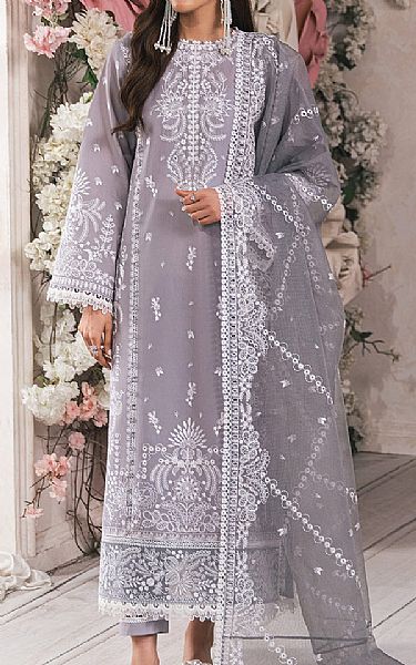 Ayzel Grey Lawn Suit | Pakistani Lawn Suits- Image 1