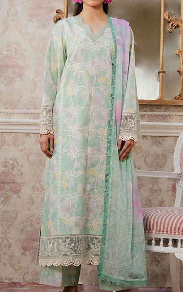 Ayzel Mint Green Lawn Suit | Pakistani Lawn Dress in USA- Image 1