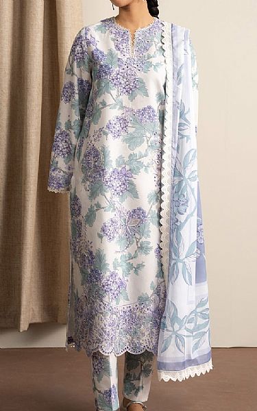 Ayzel Off White Lawn Suit | Pakistani Lawn Dress in USA- Image 1