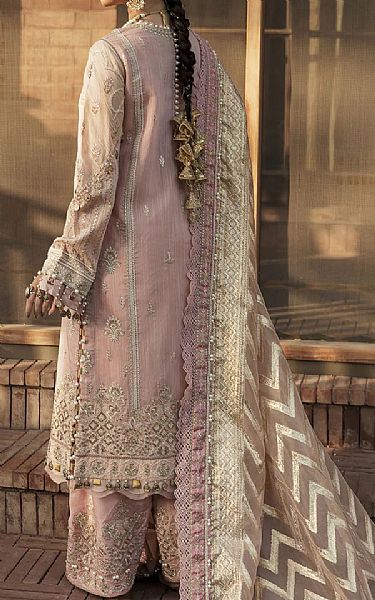Afrozeh Rose Pink Silk Suit | Pakistani Dresses in USA- Image 2