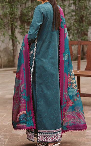 Ayzel Teal Lawn Suit | Pakistani Lawn Dress in USA- Image 2